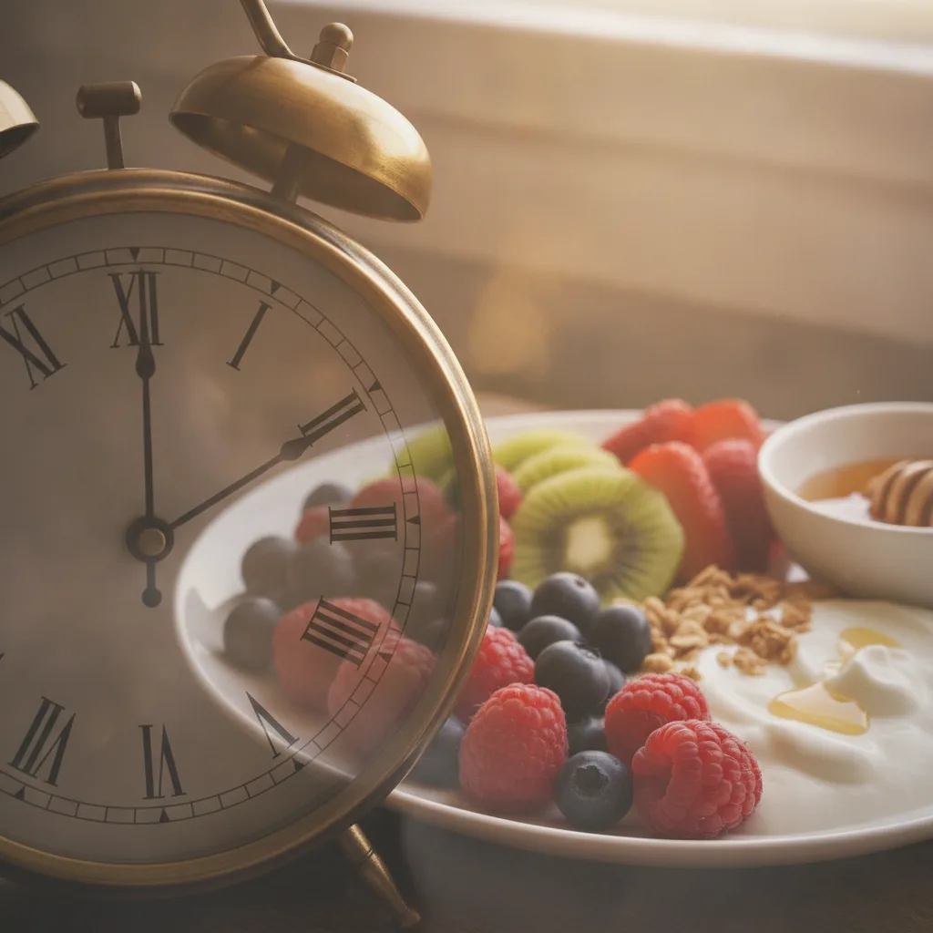 The body's internal clock regulates digestion, hormone release, and metabolism throughout the day.