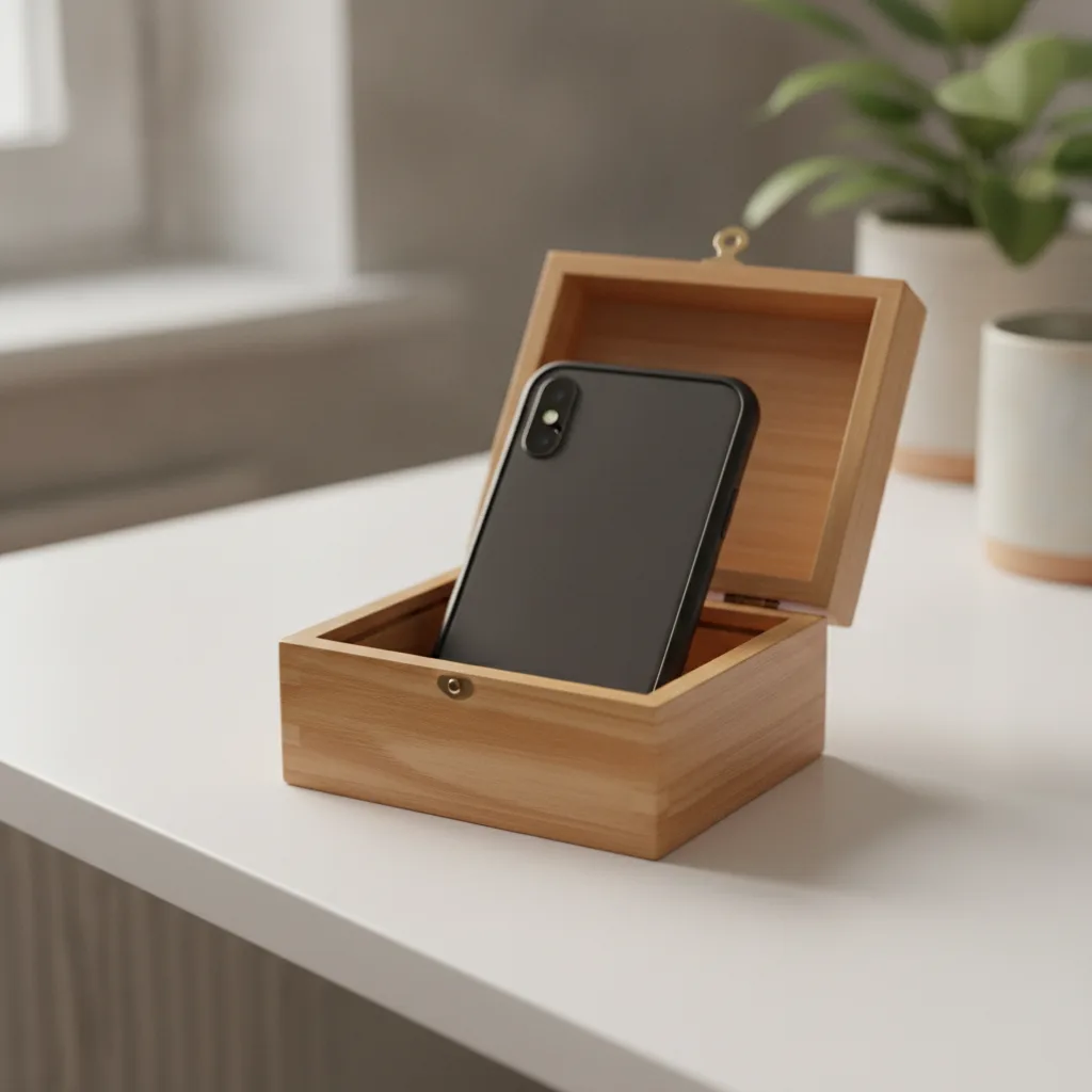 Simple structural barriers, like storing a phone out of reach, can meaningfully reduce compulsive checking behavior.